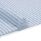 1 Yard Light Blue and White Candy Striped Polyester and Cotton Seersucker